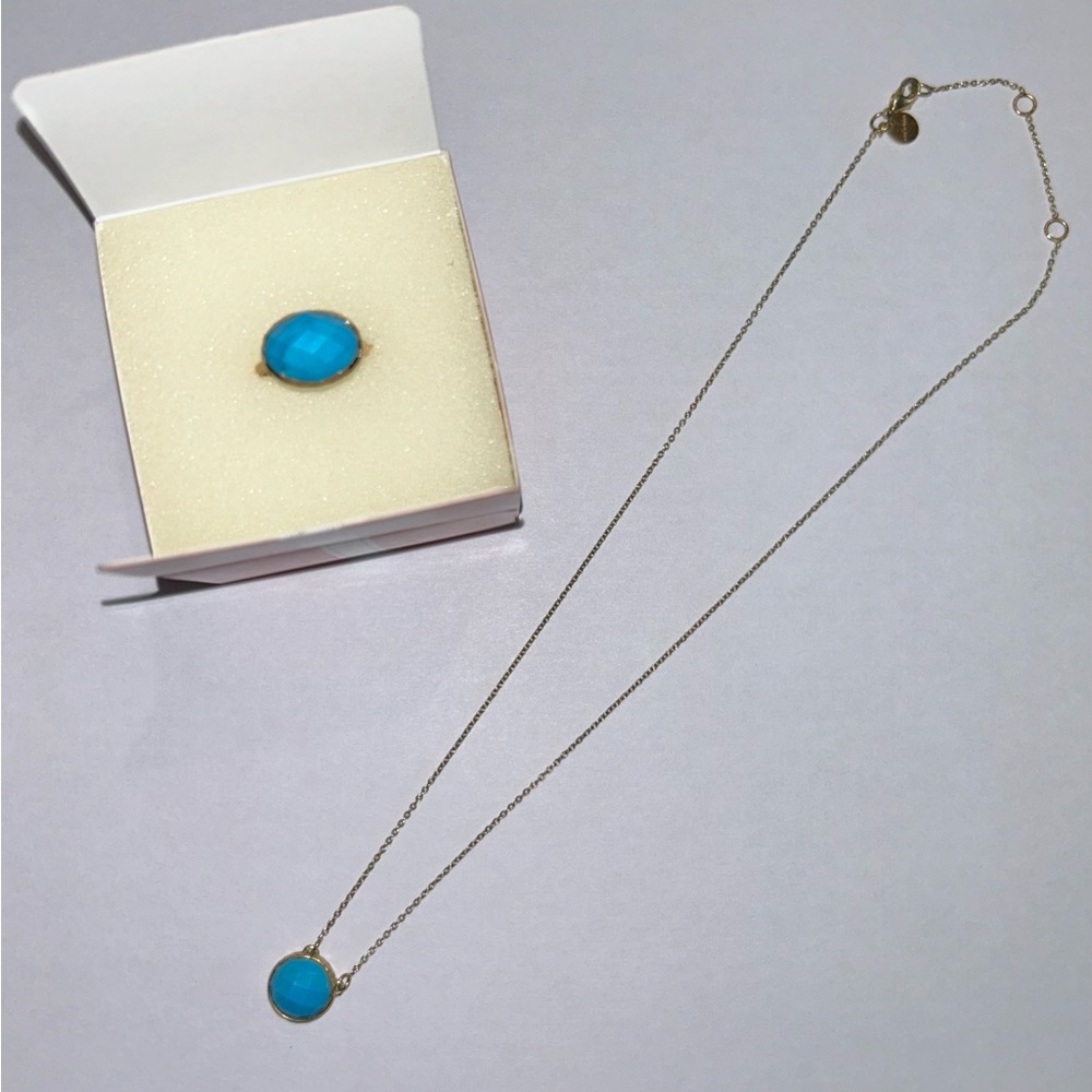 Stella & Dot Margaret Ring and Maya Pendant Set